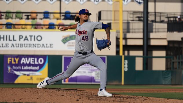 St. Lucie Mets pitcher Jose Chirinos