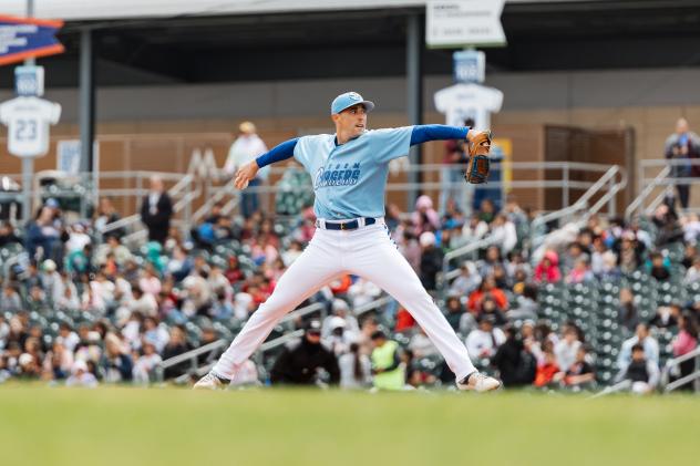 Omaha Storm Chasers pitcher Aaron Sanchez