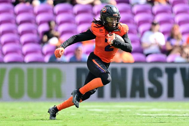 Orlando Storm wide receiver Elijhah Badger