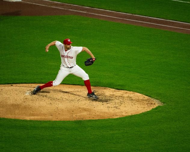 Worcester Red Sox pitcher Tommy Kahnle