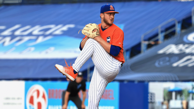 St. Lucie Mets pitcher Cam Tilly