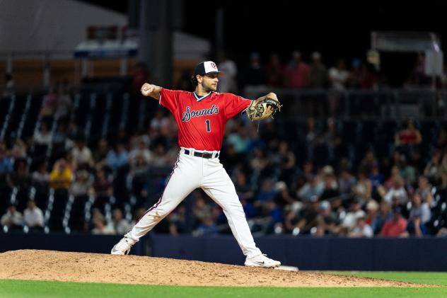 Nashville Sounds' Ethan Murray on the mound
