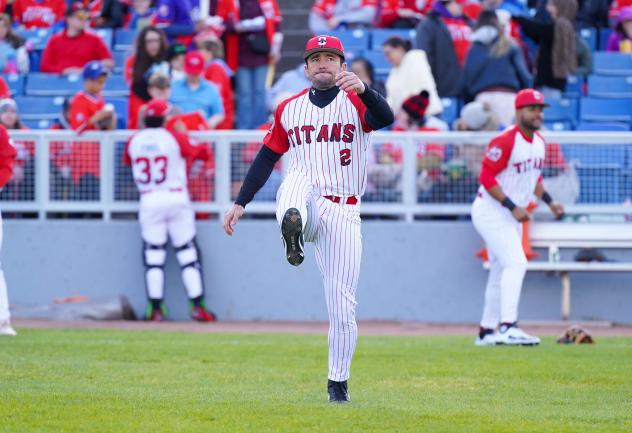 Ottawa Titans outfielder Chris Davis