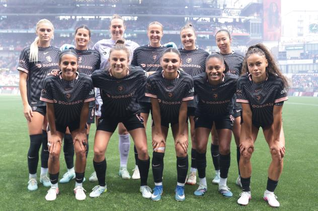 Angel City Football Club lineup against the Portland Thorns