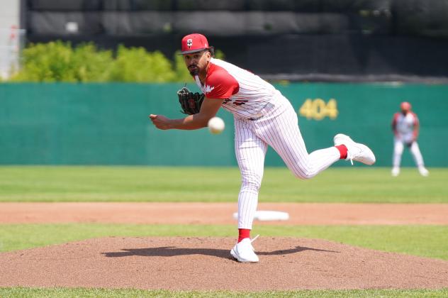 Ottawa Titans pitcher Kaleb Hill