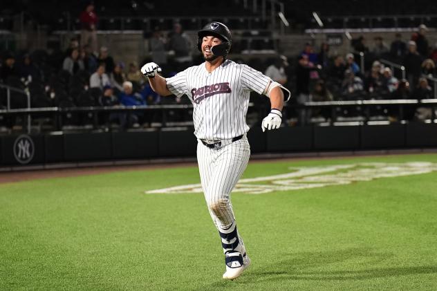 Somerset Patriots outfielder Jace Avina