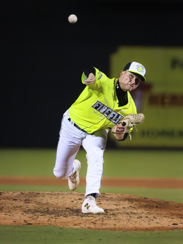 Columbia Fireflies pitcher Michael Lombardi