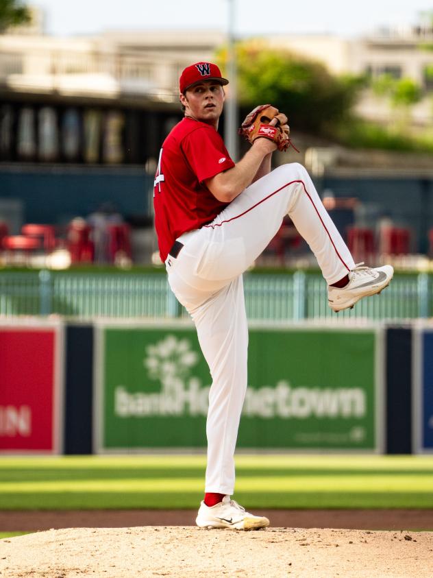 Worcester Red Sox pitcher Jake Bennett