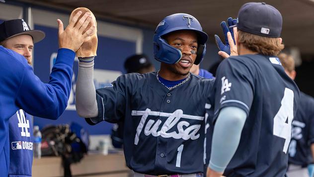 Tulsa Drillers outfielder Kendall George