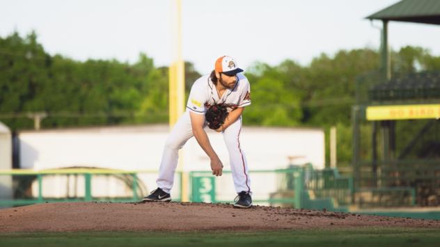 Down East Bird Dawgs on the mound