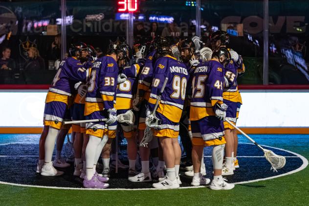 San Diego Seals huddle