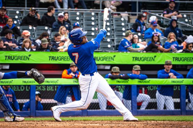 Syracuse Mets second baseman Andy Ibáñez