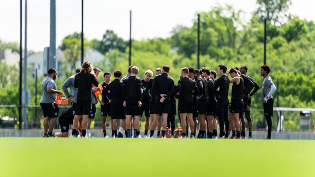 Louisville City FC in training