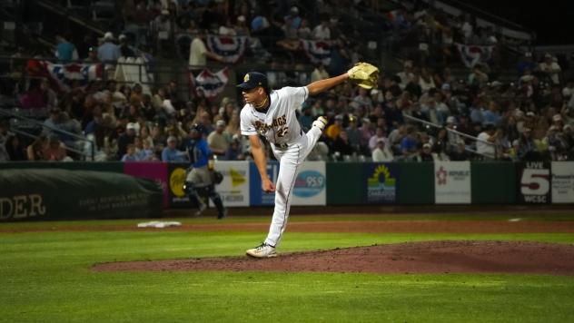 Charleston RiverDogs pitcher Jacob Kuhn