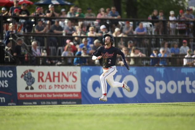 St. Cloud Rox' Tanner Recchio in action