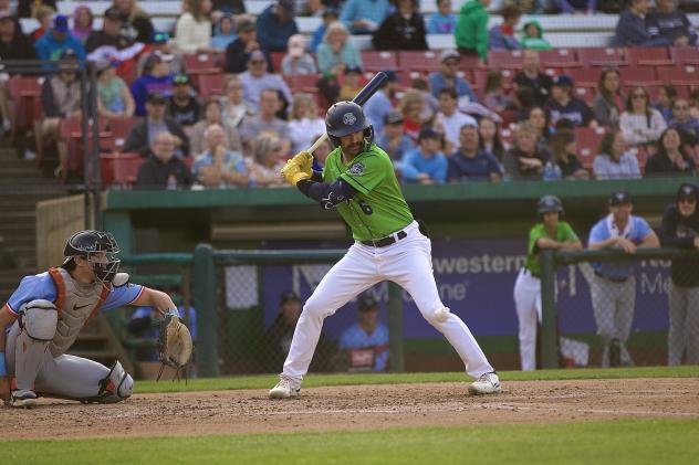 Kane County Cougars' Nick Dalesandro at bat