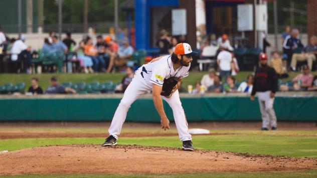 Down East Bird Dawgs pitcher Spencer Johnston