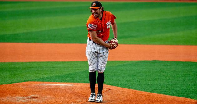 Long Island Ducks pitcher Trevor Bauer