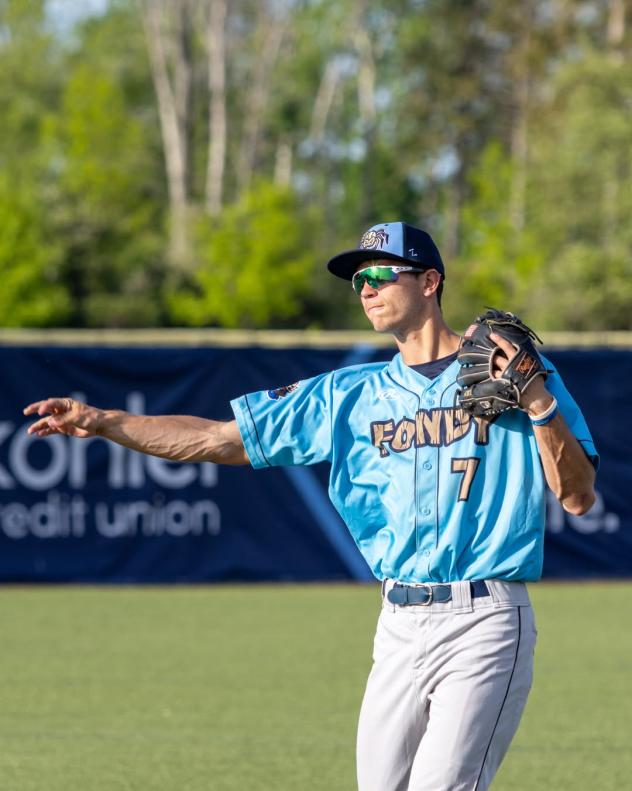 Fond du Lac Dock Spiders shortstop Tommy Googins