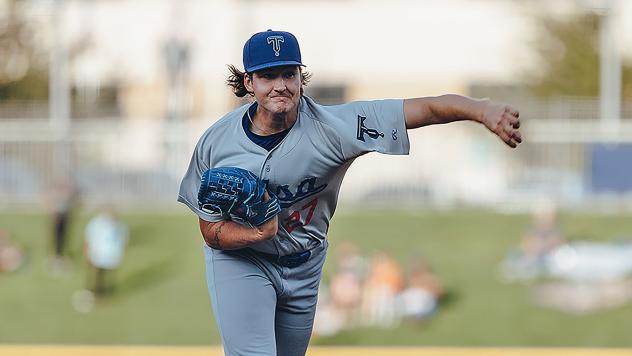 Tulsa Drillers pitcher Adam Serwinowski