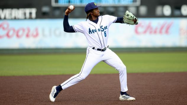 Everett AquaSox shortstop Felnin Celesten