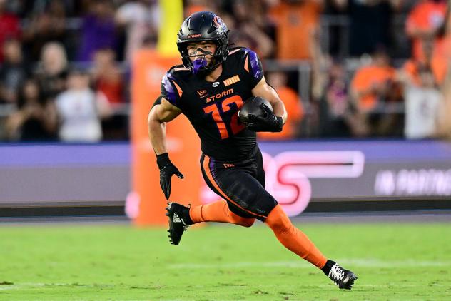 Orlando Storm wide receiver Chris Rowland