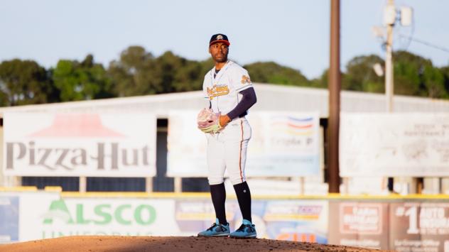 Down East Bird Dawgs pitcher Rolando Heredia-Bustos