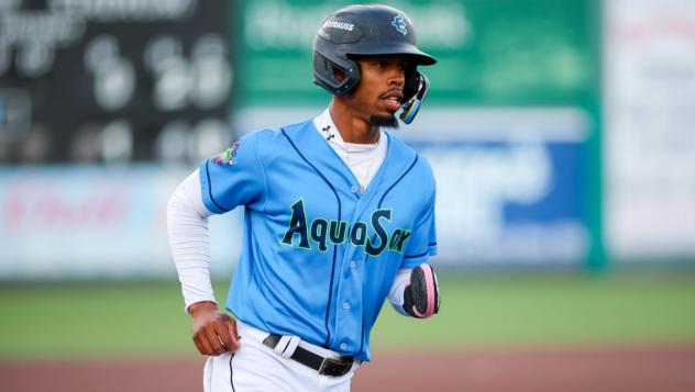 Everett AquaSox outfielder Curtis Washington Jr.