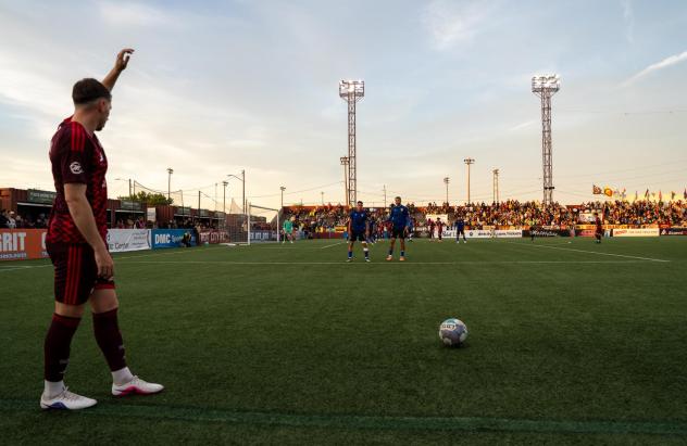 Detroit City FC goal kick