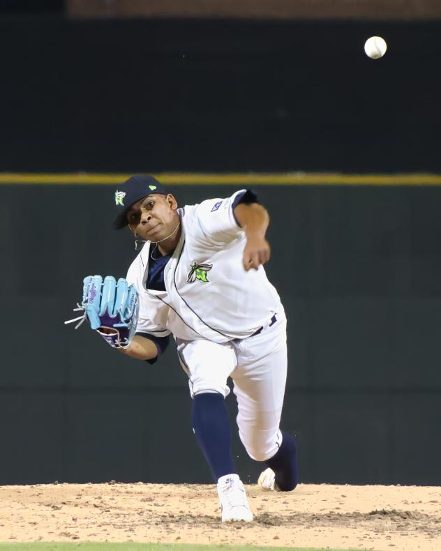 Columbia Fireflies pitcher Darwin Rodriguez