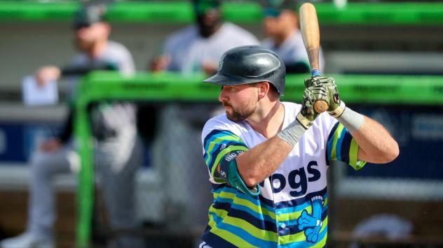 Cal Raleigh batting for the Everett AquaSox