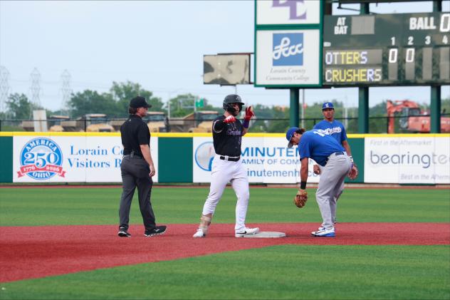 Lake Erie Crushers infielder Jacob Tobias