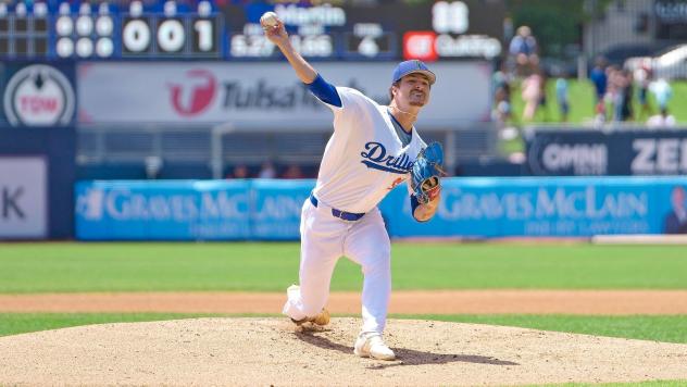 Tulsa Drillers pitcher Payton Martin