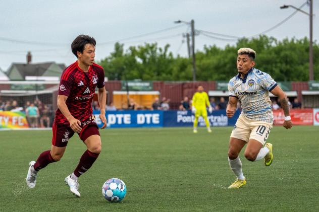 Detroit City FC defender Haruki Yamazaki