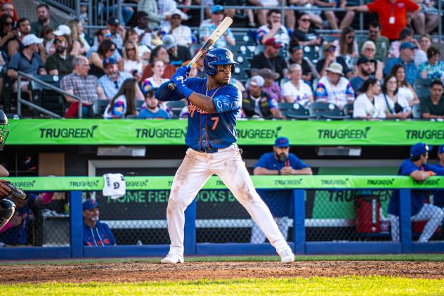 Syracuse Mets second baseman Andy Ibáñez
