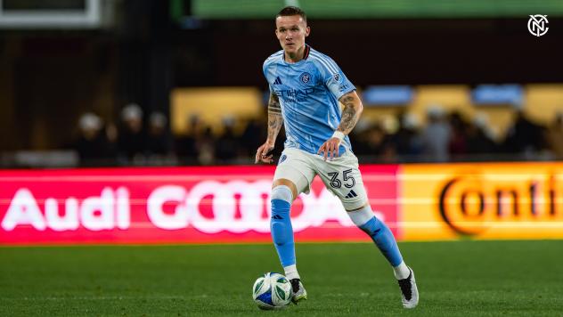New York City FC defender Mitja Ilenič