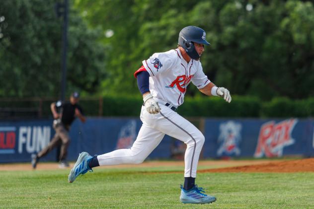 St. Cloud Rox' Nolan Geislinger in action