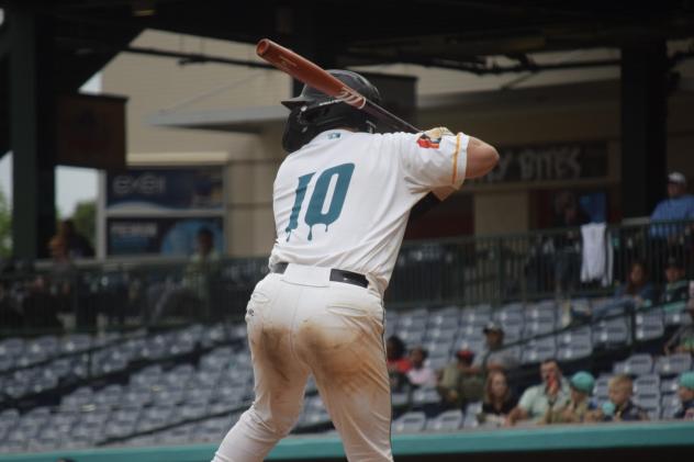 Mississippi Mud Monsters' Andrew Semo at bat