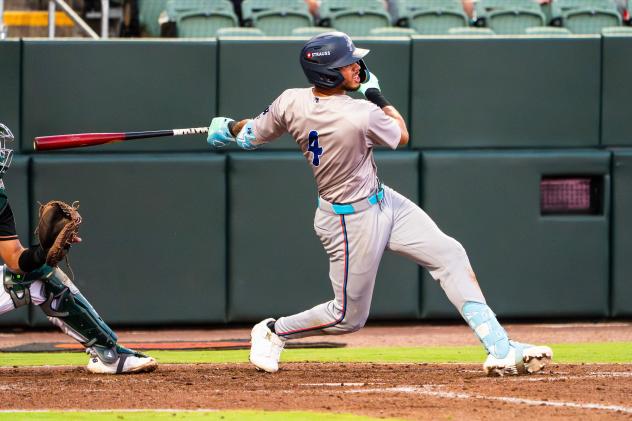 Pensacola Blue Wahoos shortstop Cristian Hernández