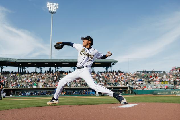 Charleston RiverDogs pitcher Blake Morgan
