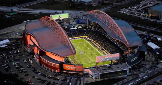 Princess Auto Stadium, home of the Winnipeg Blue Bombers