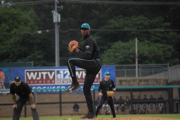 Mississippi Mud Monsters pitcher Brian Williams