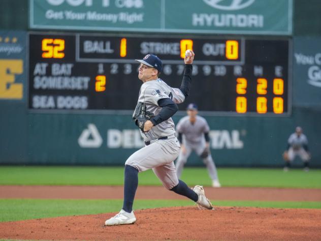 Somerset Patriots pitcher Jack Cebert