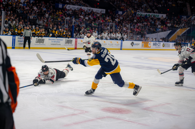 Nick McCarry with the Norfolk Admirals