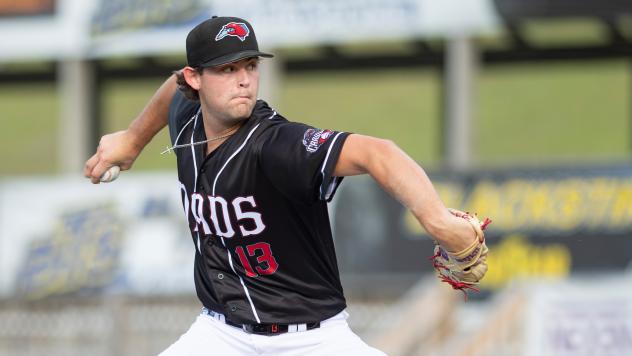 Hickory Crawdads pitcher AJ Russell