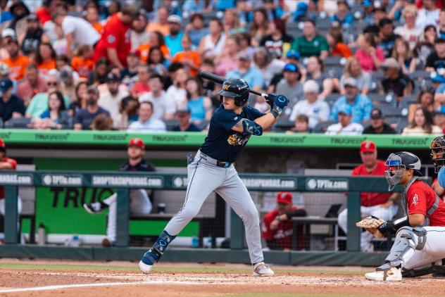 Montgomery Biscuits await a pitch