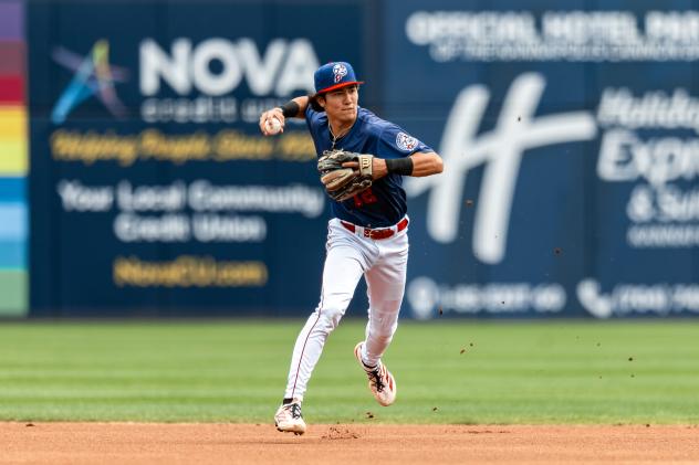 Kannapolis Cannon Ballers infielder Matthew Boughton