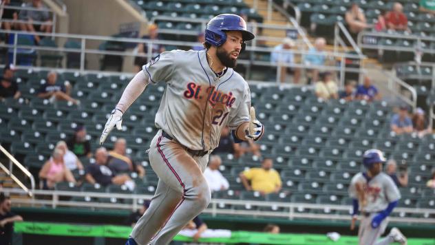 St. Lucie Mets shortstop Antonio Jimenez