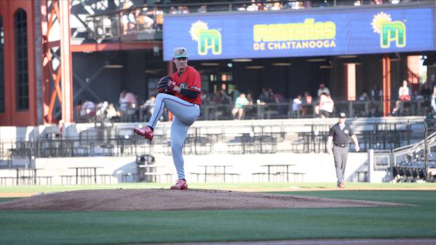 Pensacola Blue Wahoos pitcher Jacob Miller