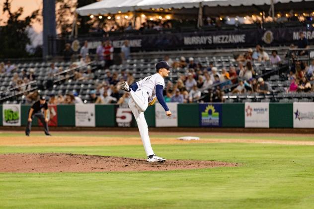 Charleston RiverDogs pitcher Aidan Haugh
